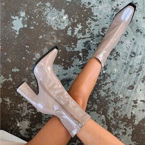 Princess Polly Taupe Barcelona Boots